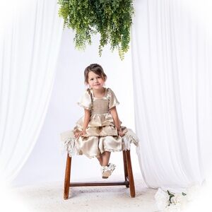 Ivy City Co Arabelle dresses in champagne